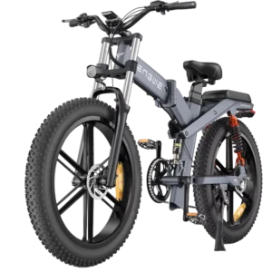 Bicicletta Elettrica Pieghevole 26” – 250W, Batteria 48V 29.2Ah, 2 Posti, Freni Idraulici