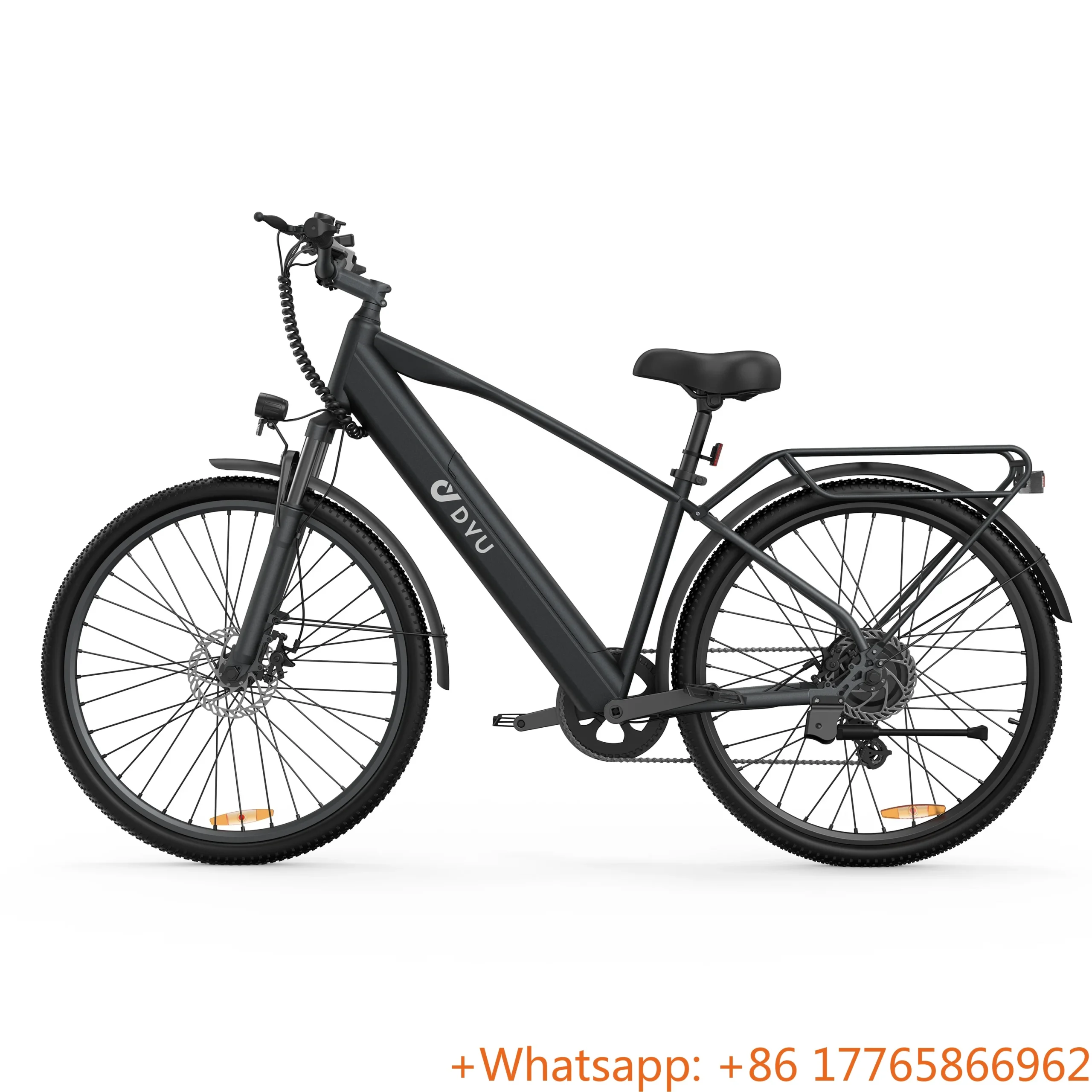 Bicicletta elettrica DYU C5 27,5" – 250W, batteria 48V 10Ah, cambio Shimano a 7 velocità – Image 4