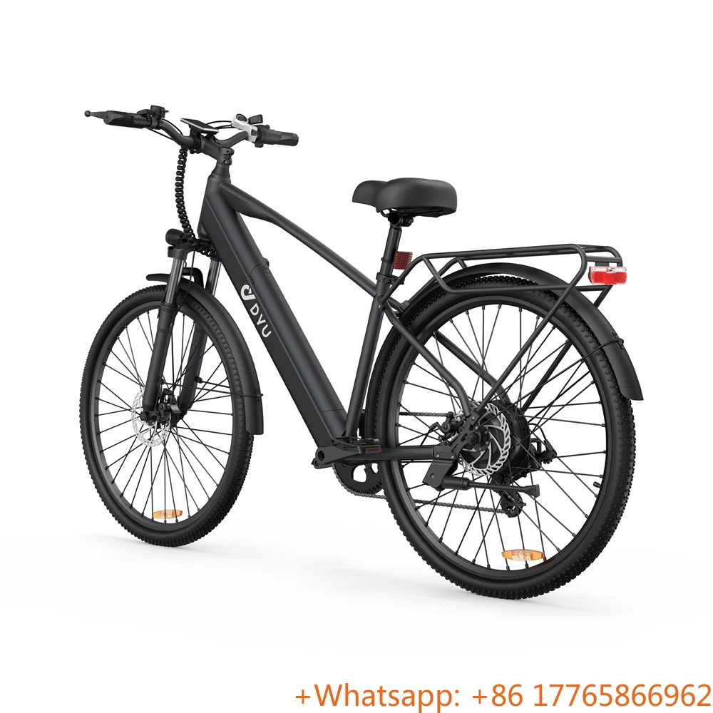 Bicicletta elettrica DYU C5 27,5" – 250W, batteria 48V 10Ah, cambio Shimano a 7 velocità – Image 3