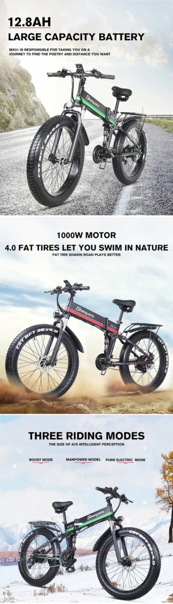 Bicicleta eléctrica plegable MX01