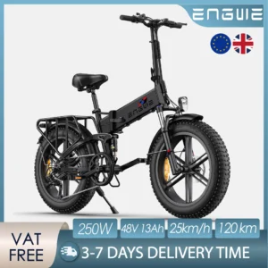 Bicicleta Eléctrica Plegable ENGWE ENGINE X 250W 48V 13Ah – Neumático Ancho 20x4.0 Fat Tire 1