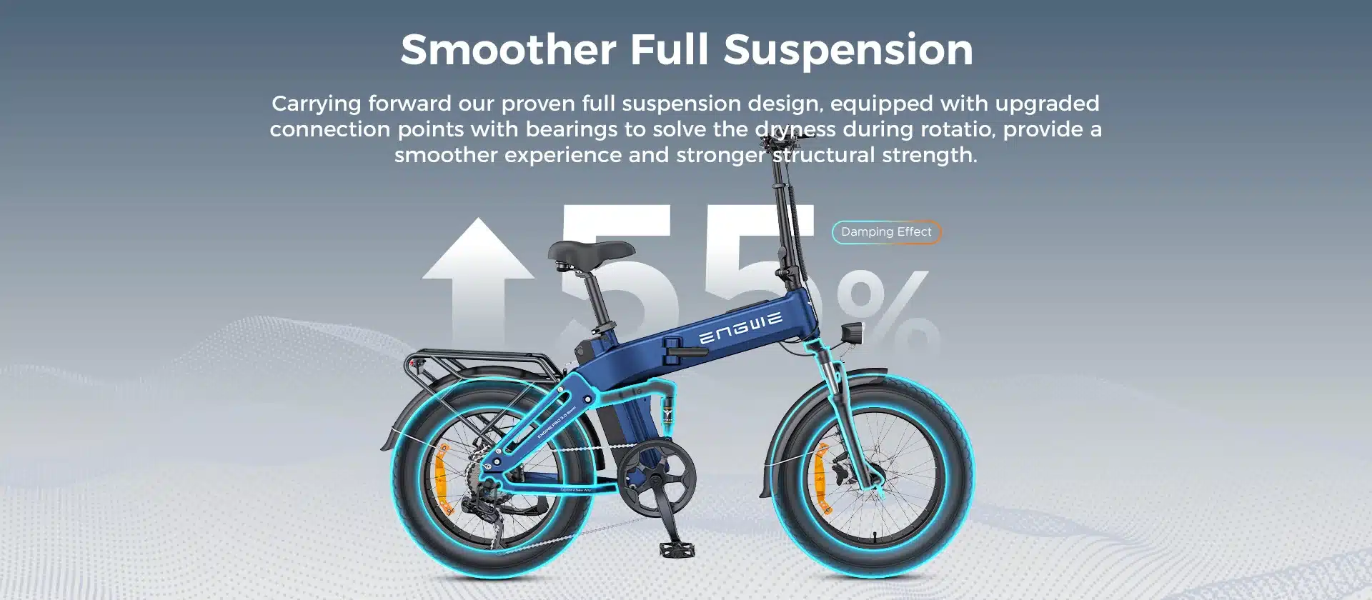 Bicicleta Eléctrica ENGWE Engine Pro 3.0 Boost 250W – Batería 48V 15Ah – Fat Bike 20x4.0 - Imagen 10